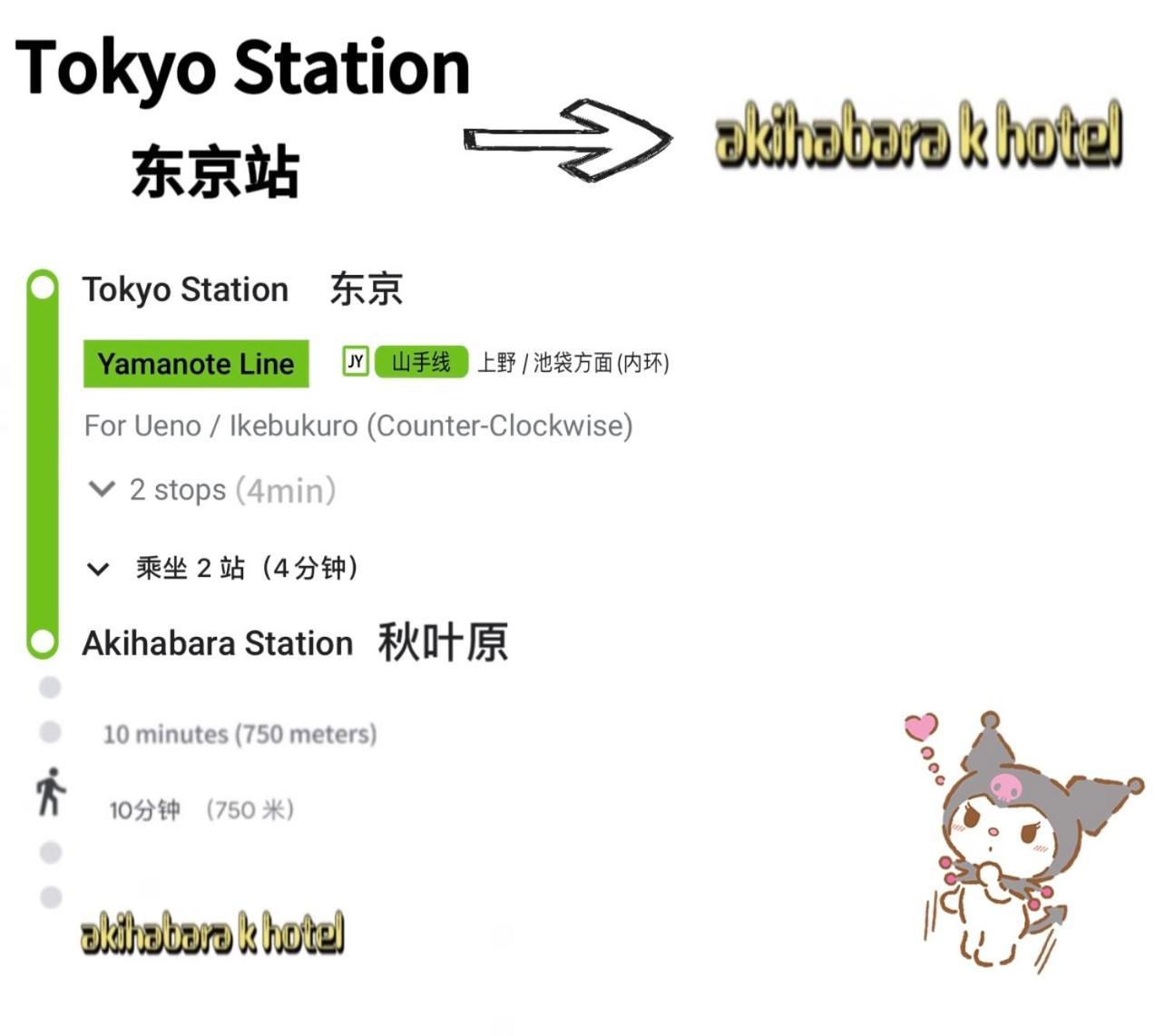 Akihabara K Lägenhet Tokyo prefektur Exteriör bild